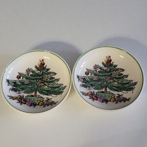Spode Christmas Tree with Green Accents